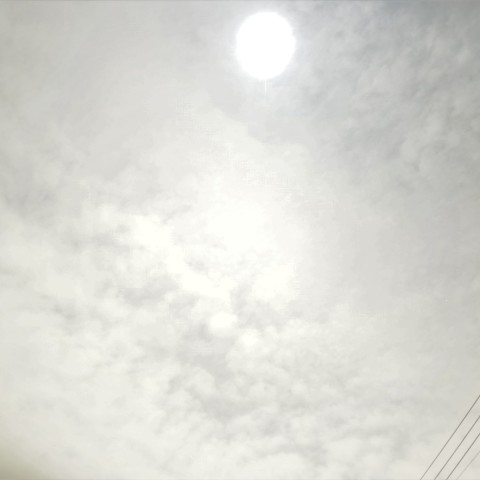 雲越しのペルセウス座流星