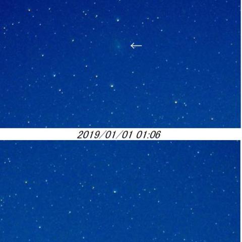 46P／ウィルタネン彗星の年越し