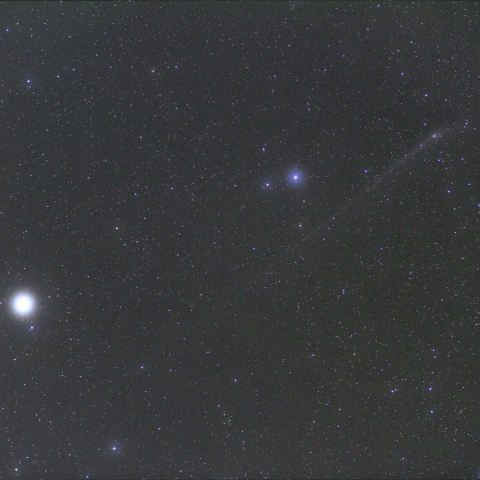 5月31日夕のパンスターズ彗星