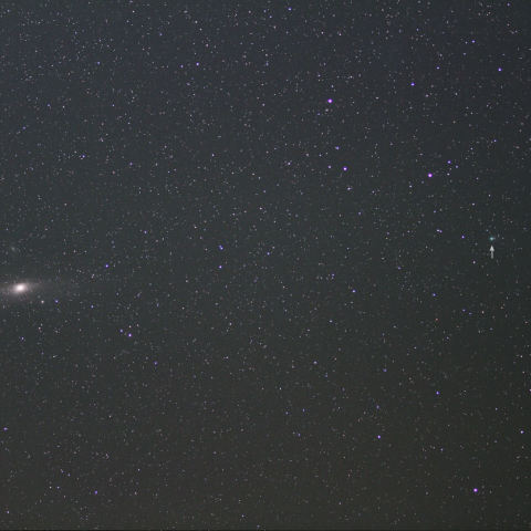 6月4日朝のレモン彗星