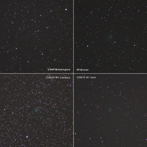 10月6~7日の4彗星