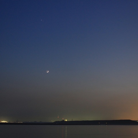 月と木星と水星