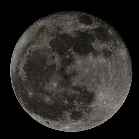 お月さん　2012.4.7