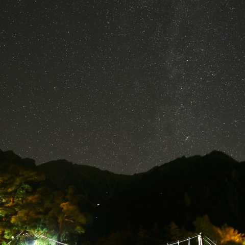 穂高から登るカシオペア