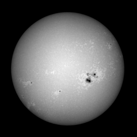カルシウム線による巨大黒点