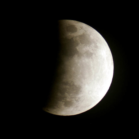 部分月食＠小笠原