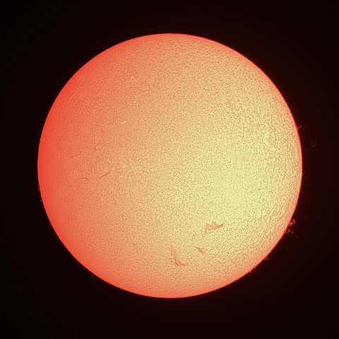 4/2の太陽（Hα）