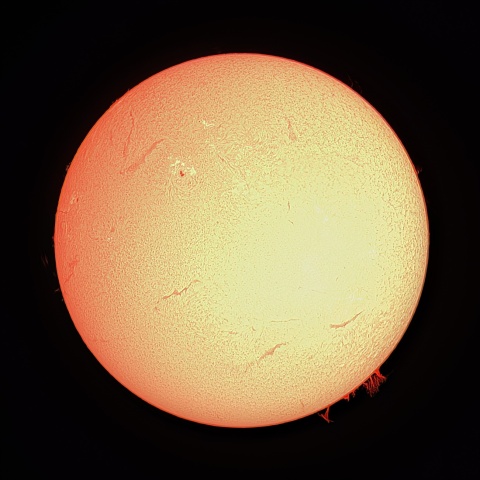 4/7の太陽（Hα）