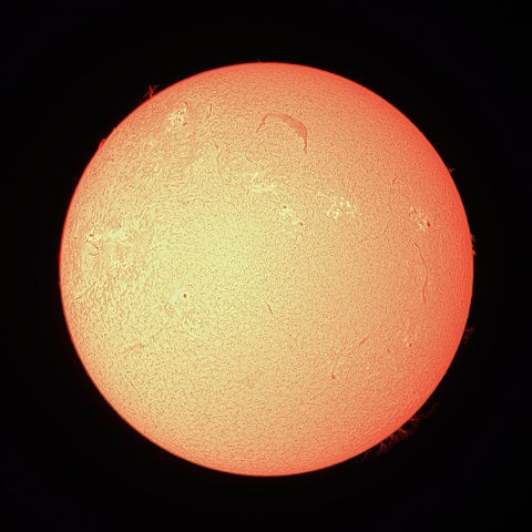 4/16の太陽（Hα）