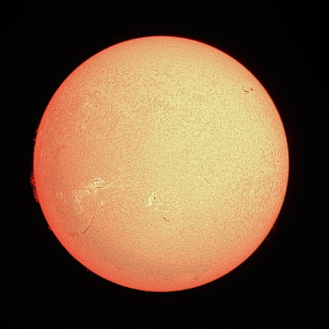 4/17の太陽（Hα）