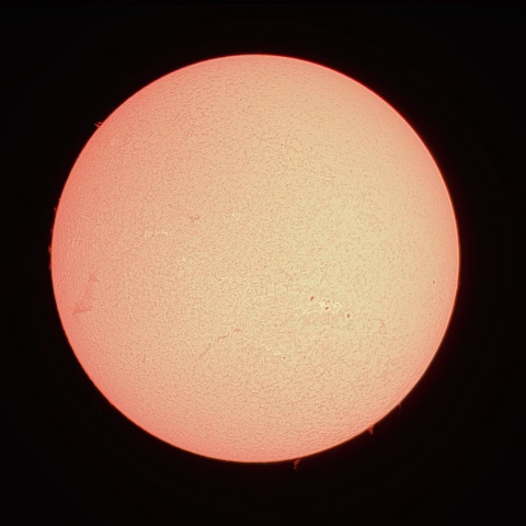 4/28の太陽（Hα）