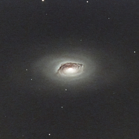 5/14のM64（黒眼銀河）