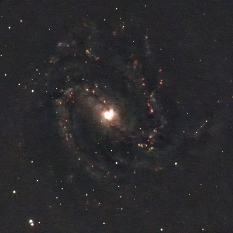 5/17のM83（南の回転花火銀河）