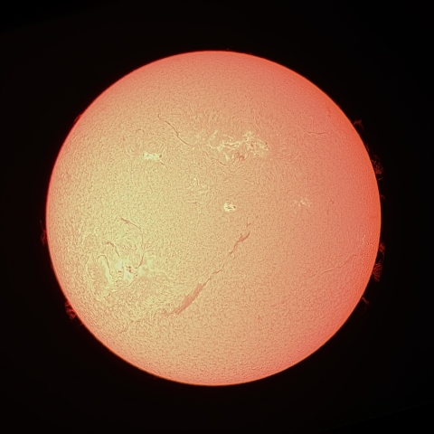 6/1の太陽（Hα）