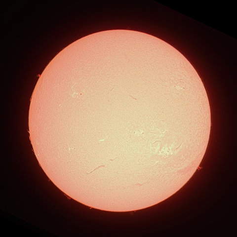 6/6の太陽（Hα）