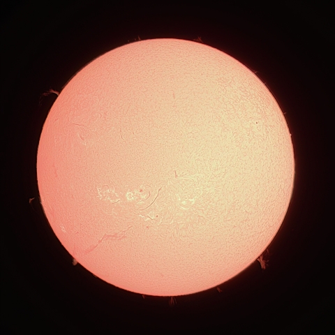 6/12の太陽（Hα）