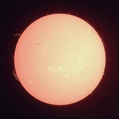 6/13の太陽（Hα）