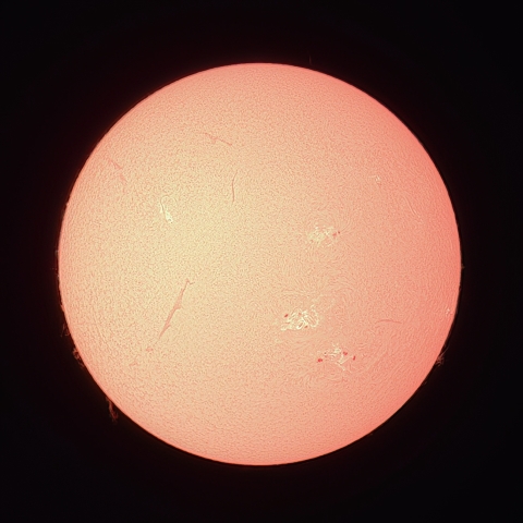 6/19の太陽（Hα）