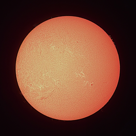 6/27の太陽（Hα）