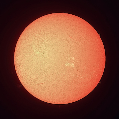 7/3の太陽（Hα）