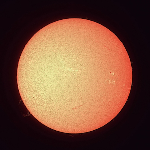 7/5の太陽（Hα）