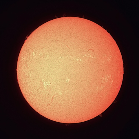 7/18の太陽（Hα）