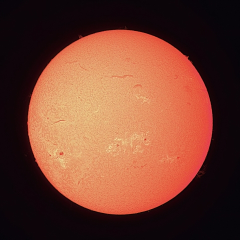 8/7の太陽（Hα）