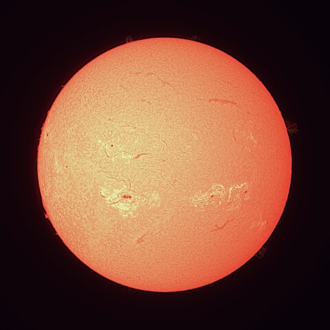 8/9の太陽（Hα）