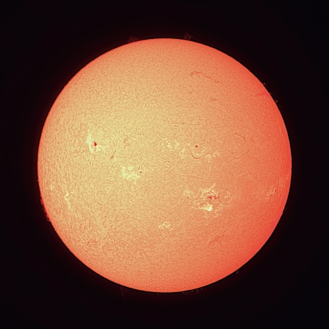 8/12の太陽（Hα）