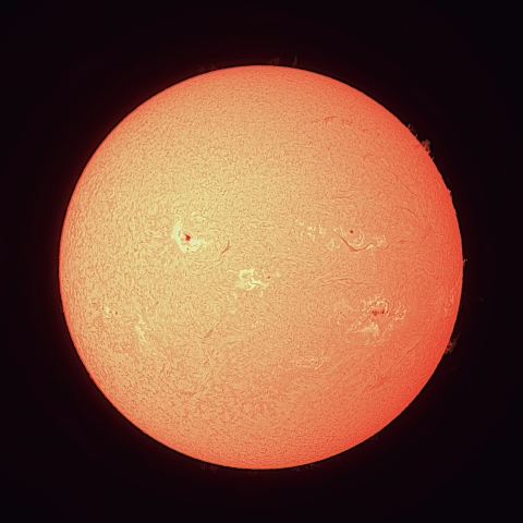 8/13の太陽（Hα）