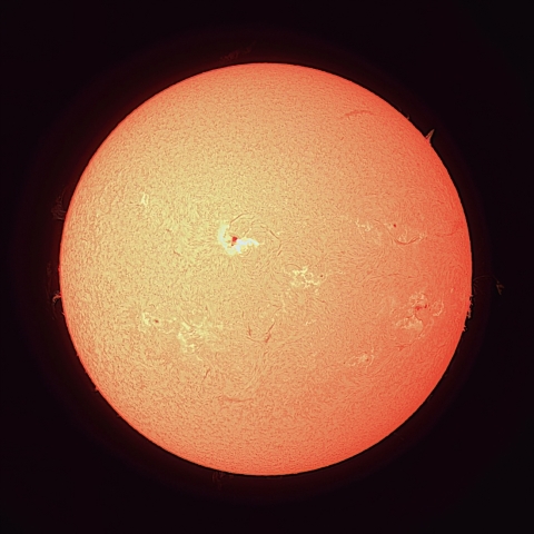 8/14の太陽（Hα）