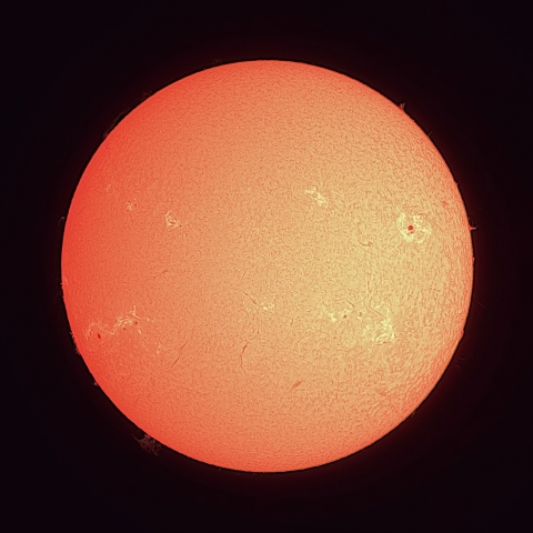 8/18の太陽（Hα）