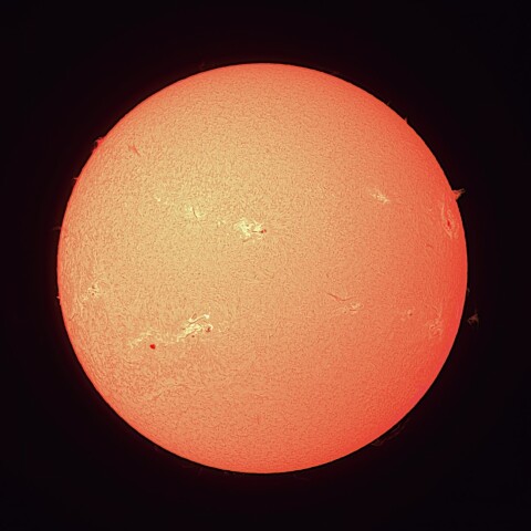 8/20の太陽（Hα）