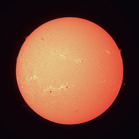 8/21の太陽（Hα）