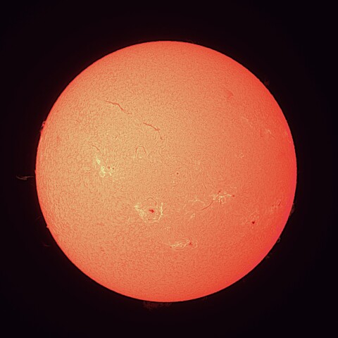 8/26の太陽（Hα）