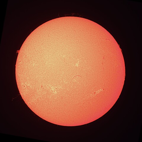 9/2の太陽（Hα）