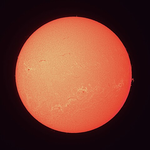 9/7の太陽（Hα）
