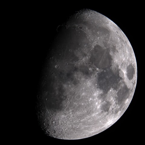 9/13の月（月齢10）