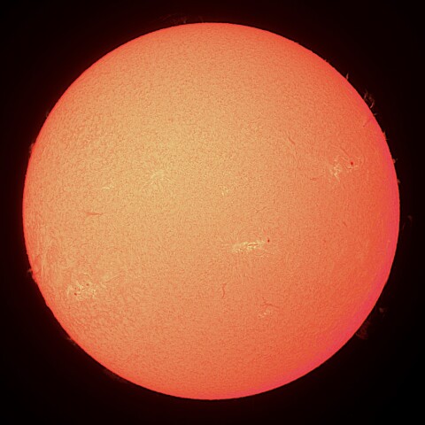 9/15の太陽（Hα）