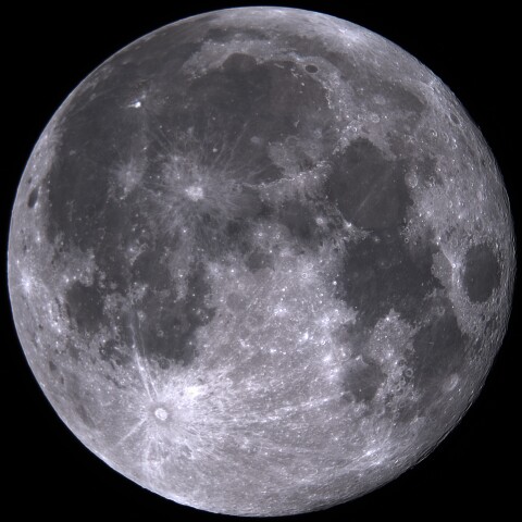 9/18の月（月齢15、ハーベストムーン）