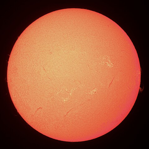 10/19の太陽（Hα）