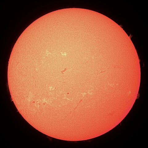 10/27の太陽（Hα）