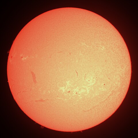 10/30の太陽（Hα）