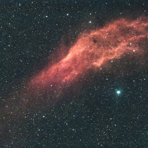 10/30のカリフォルニア星雲（NGC1499）