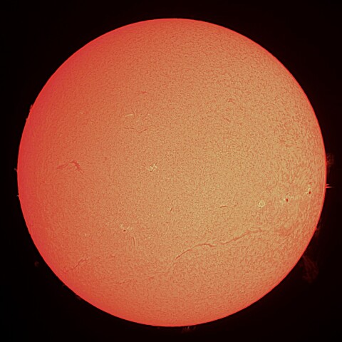 11/17の太陽（Hα）