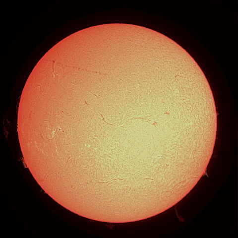 11/21の太陽（Hα）