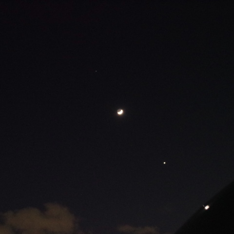 01/04の土星、月、金星