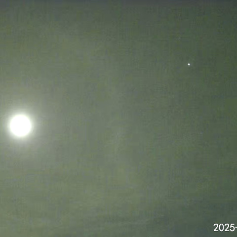 12/11未明の月暈と木星