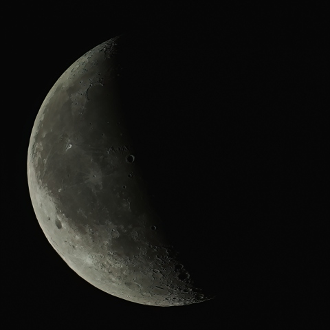 05/11早朝の月