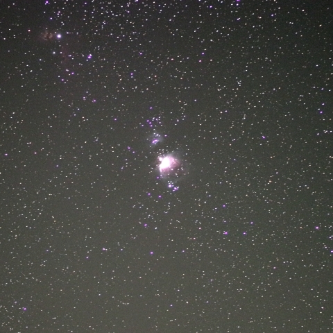 オリオン座小三ツ星付近